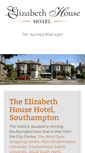 Mobile Screenshot of elizabethhousehotel.com